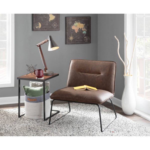 Casper Industrial Accent Chair - LumiSource - Image 10