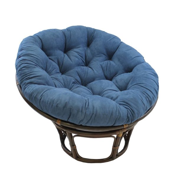 42" Rattan Papasan Chair with Micro Suede Cushion - International Caravan - Image 25