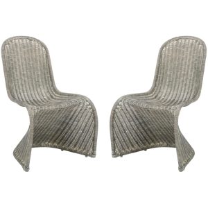Tana Wicker Side Chair (Set of 2) - SEA8009 - Safavieh