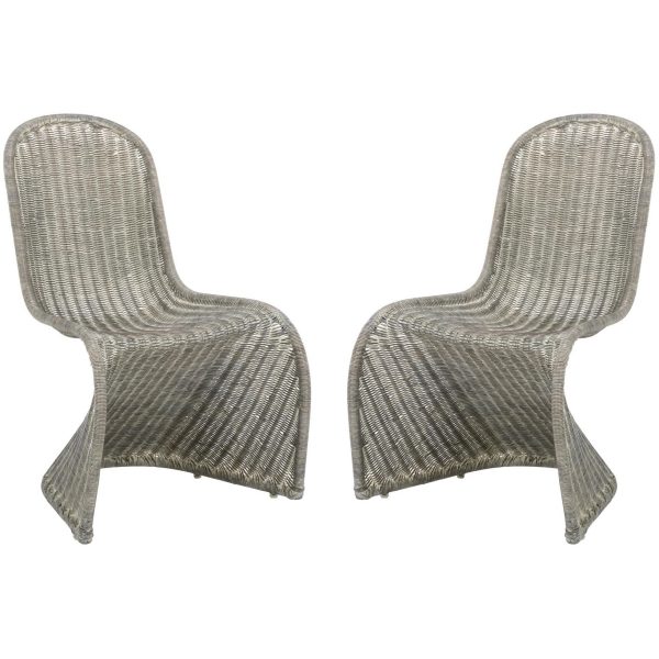 Tana Wicker Side Chair (Set of 2) - SEA8009 - Safavieh