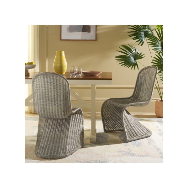 Tana Wicker Side Chair (Set of 2) - SEA8009 - Safavieh - Image 2