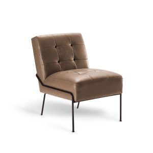 eLuxury Upholstered Tufted Accent Chair