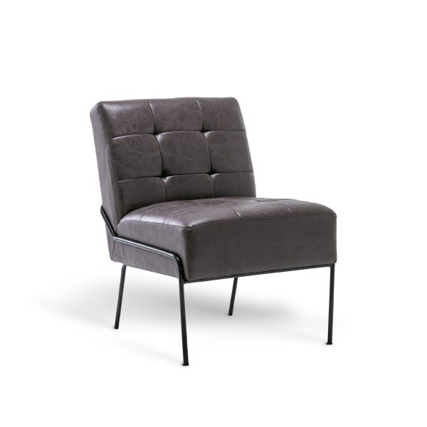 eLuxury Upholstered Tufted Accent Chair - Image 2
