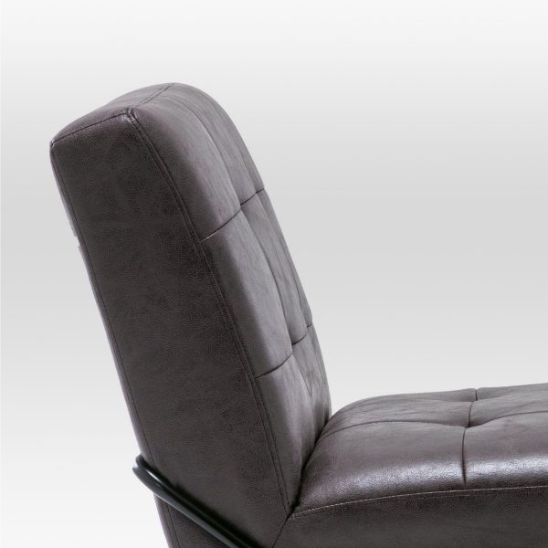 eLuxury Upholstered Tufted Accent Chair - Image 4