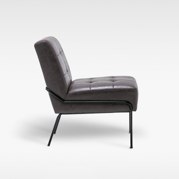 eLuxury Upholstered Tufted Accent Chair - Image 7