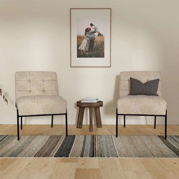 eLuxury Upholstered Tufted Accent Chair - Image 16