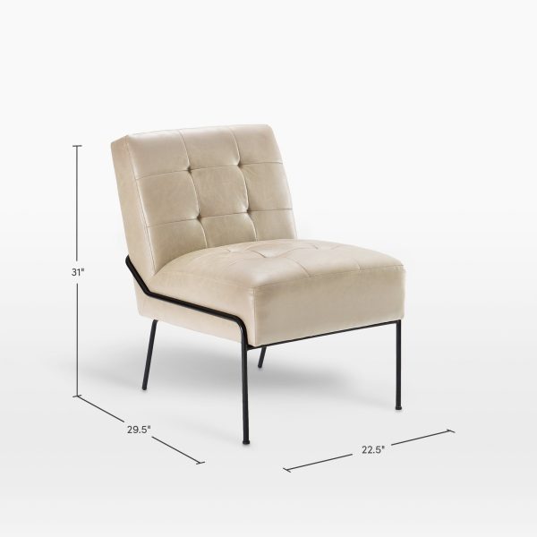 eLuxury Upholstered Tufted Accent Chair - Image 17