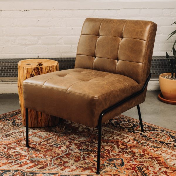 eLuxury Upholstered Tufted Accent Chair - Image 19