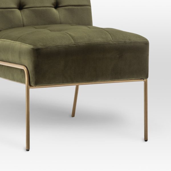 eLuxury Upholstered Tufted Accent Chair - Image 49