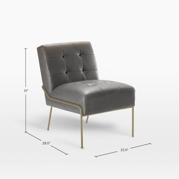 eLuxury Upholstered Tufted Accent Chair - Image 60