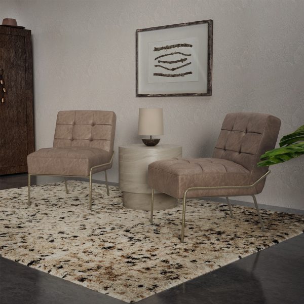 eLuxury Upholstered Tufted Accent Chair - Image 76
